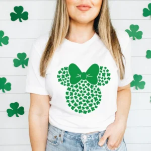 Minnie Clover St. Patty's - DTF Transfer