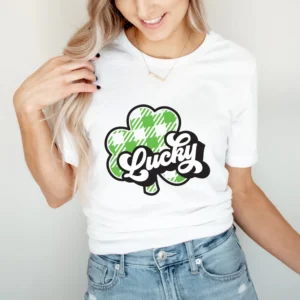 Plaid Lucky Green St. Patty's - DTF Transfer